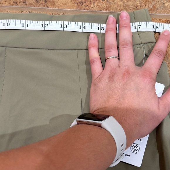 New Athleta Pinnacle Wide Leg Pants Trousers Sz 16 Olive Branch Green Workwear - Picture 5 of 13